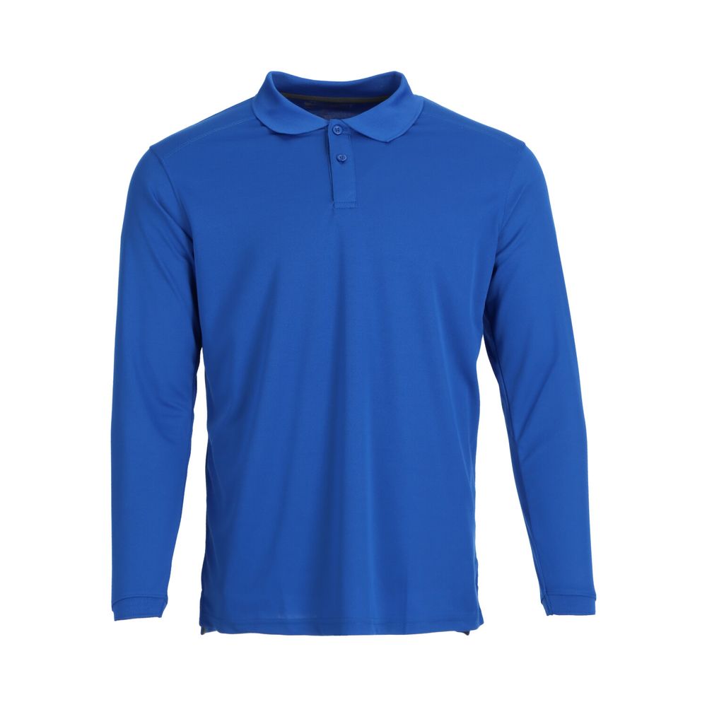Polera Dry Fresh Hombre ML Cuello Camisero